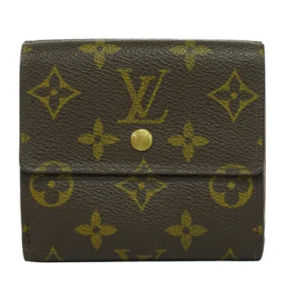Pre-owned Louis Vuitton Porte-monnaie Brown Canvas Wallet  ()