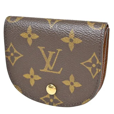 Pre-owned Louis Vuitton Porte-monnaie Brown Canvas Wallet  ()