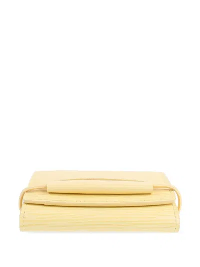 Pre-owned Louis Vuitton Porte Monnaie Elastique Tri-fold Wallet In Neutral