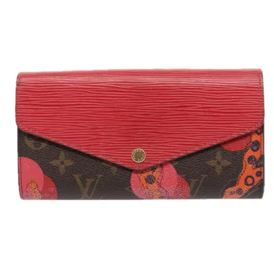 Pre-owned Louis Vuitton Portefeuille Sarah Multicolour Canvas Wallet  ()