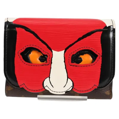 Pre-owned Louis Vuitton Portefeuille Victorine Brown Canvas Wallet  ()