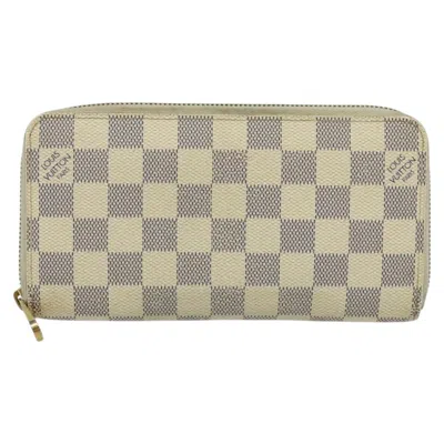 Pre-owned Louis Vuitton Portefeuille Zippy Beige Canvas Wallet  ()