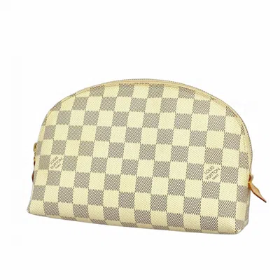 Pre-owned Louis Vuitton Pouch () In White