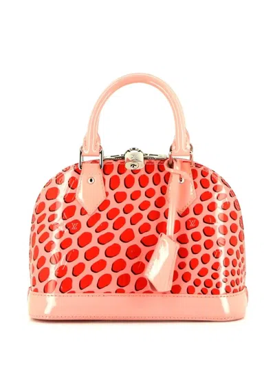 Pre-owned Louis Vuitton  Mini Alma Jungle Bag In 粉色