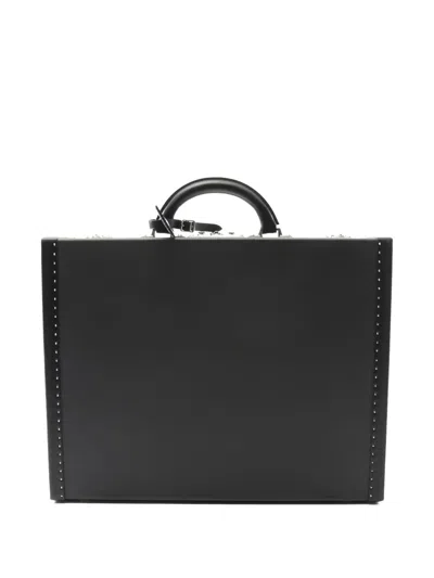 Pre-owned Louis Vuitton President Briefcase In Black