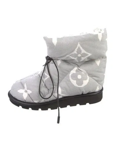 Pre-owned Louis Vuitton Printed Boots In Multi