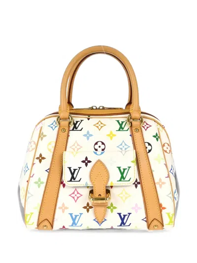 Louis Vuitton Priscilla Monogram Multicolore Tote Bag In Black