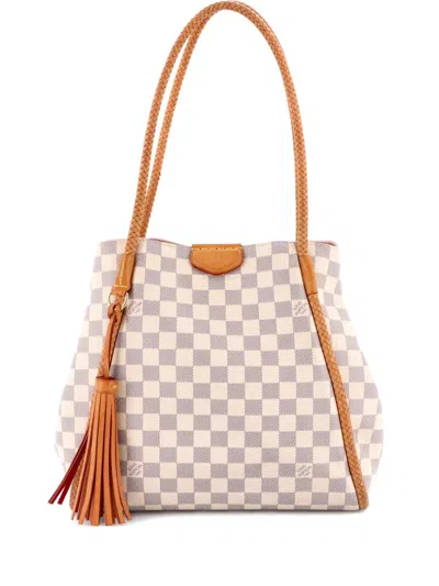 Pre-owned Louis Vuitton Propriano Handbag Damier Tote Bag In Neutral