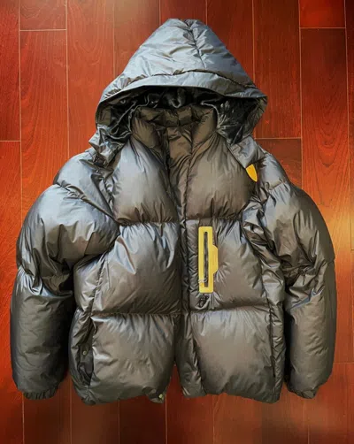 Pre-owned Louis Vuitton Puffy Heavy Coat Size 52 In Navy