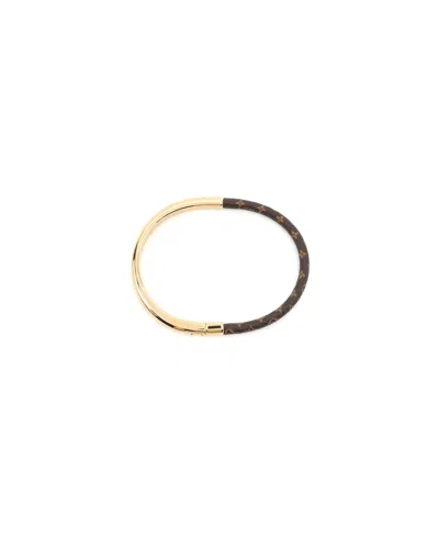 Pre-owned Louis Vuitton Pure Lv Simple Tour Bangle Bracelet In Brown