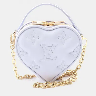 Pre-owned Louis Vuitton Purple Monogram Embroidered Pop My Heart Pouch