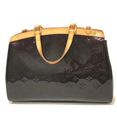 Pre-owned Louis Vuitton Purple Monogram Vernis Handbag Shoulder Bag ()