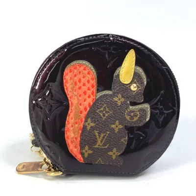 Pre-owned Louis Vuitton Purple Other Coin Purse/coin Case ()