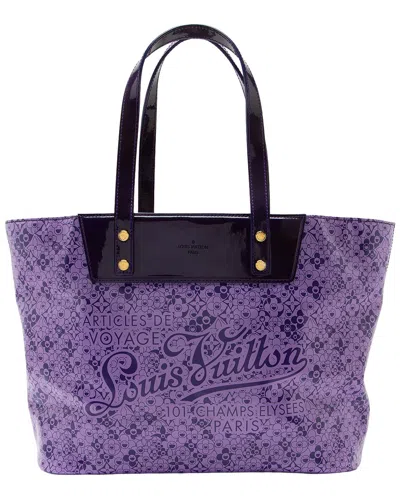 Louis Vuitton Purple Patent Leather