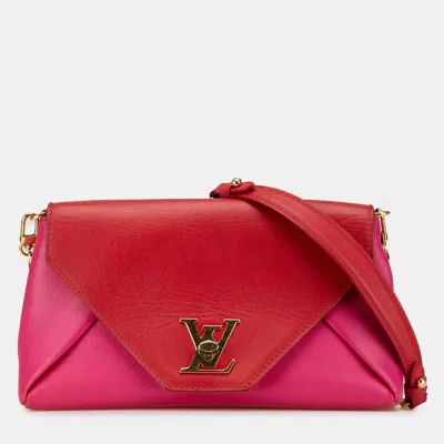 Pre-owned Louis Vuitton Purple Red Bicolor Love Note