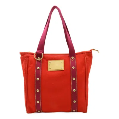 Pre-owned Louis Vuitton Purple Rouge Canvas Shoulder Bag Tote Bag ()
