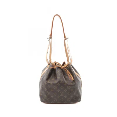 Pre-owned Louis Vuitton Pvc Coated Canvas Leather Shoulder Bag () In Brown