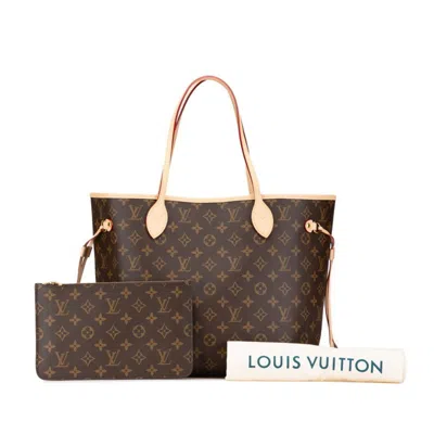 Pre-owned Louis Vuitton Pvc Leather Tote Bag () In Brown