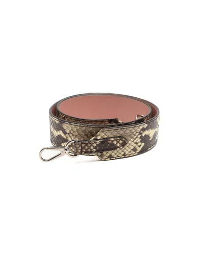 Pre-owned Louis Vuitton Python Shoulder Strap In Multi
