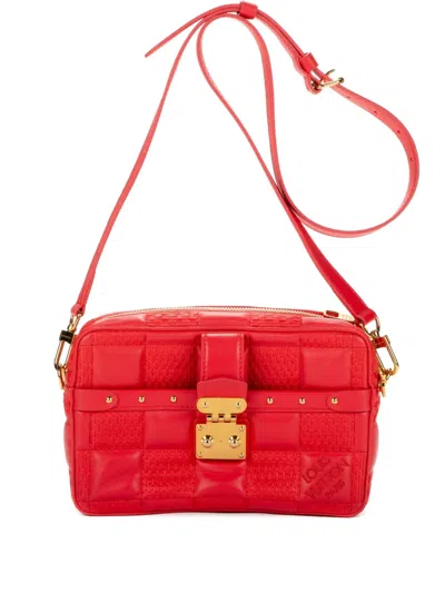Pre-owned Louis Vuitton Quilted Shoulder Bag In Red