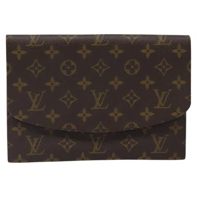 Pre-owned Louis Vuitton Rabat Black Canvas Clutch Bag ()