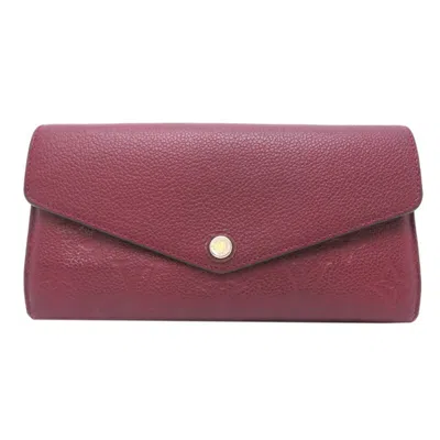 Pre-owned Louis Vuitton Raisin Monogram Empreinte Long Wallet (bi-fold) ()