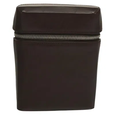 Pre-owned Louis Vuitton Ray Brown Patent Leather Clutch Bag ()