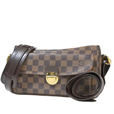 Pre-owned Louis Vuitton Raye Gm Canvas Shoulder Bag () In Brown