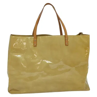 Pre-owned Louis Vuitton Reade Beige Patent Leather Tote Bag ()
