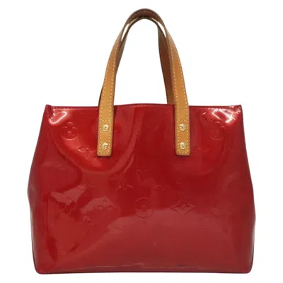 Pre-owned Louis Vuitton Reade Red Patent Leather Tote Bag ()