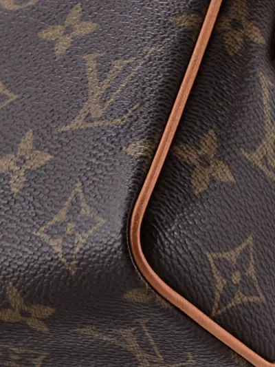 Pre-owned Louis Vuitton Recital Handbag Monogram Canvas Shoulder Bag In Brown