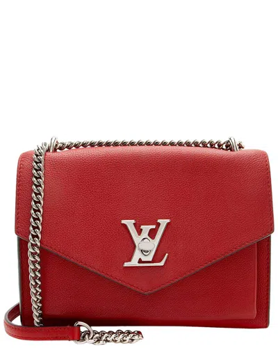 Louis Vuitton Red Calfskin Mylockme Bb (authentic Pre-loved)