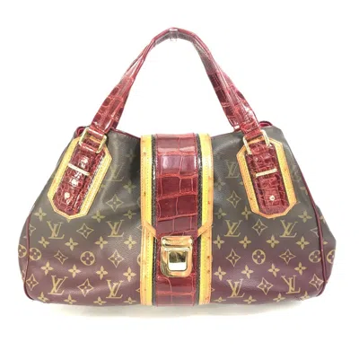 Pre-owned Louis Vuitton Red Cloth Shoulder Bag ()