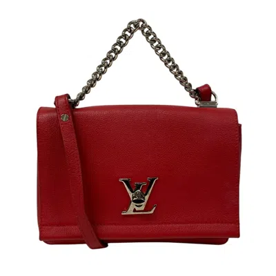 Pre-owned Louis Vuitton Red Color Leather Shoulder Bag ()