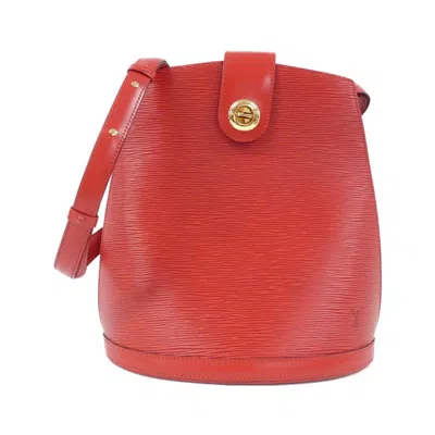 Pre-owned Louis Vuitton Red Color Leather Shoulder Bag ()