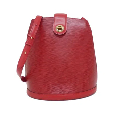 Pre-owned Louis Vuitton Red Color Leather Shoulder Bag ()