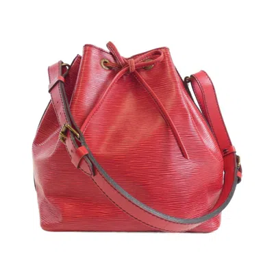 Pre-owned Louis Vuitton Red Color Leather Shoulder Bag ()