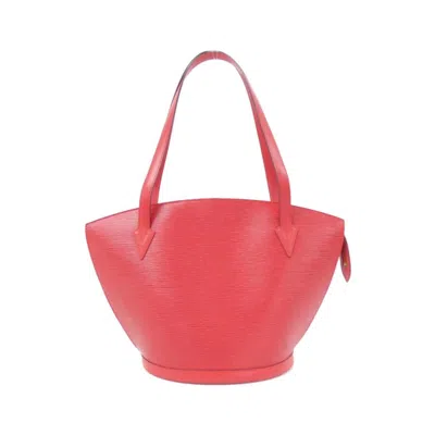 Pre-owned Louis Vuitton Red Color Leather Shoulder Bag ()