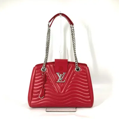 Pre-owned Louis Vuitton Red Color Leather Shoulder Bag ()