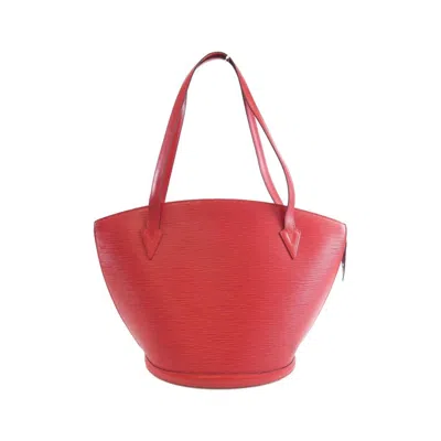 Pre-owned Louis Vuitton Red Color Leather Shoulder Bag ()