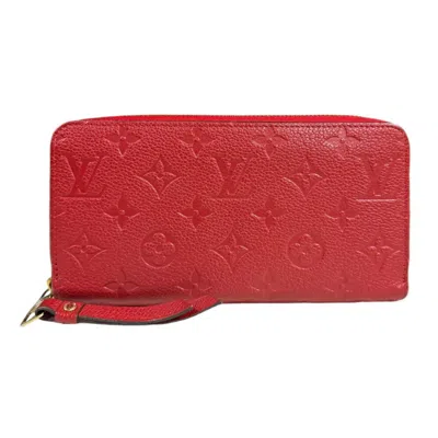 Pre-owned Louis Vuitton Red Color Monogram Empreinte Coin Purse/coin Case ()