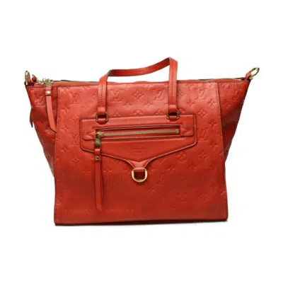 Pre-owned Louis Vuitton Red Color Monogram Empreinte Shoulder Bag Tote Bag ()
