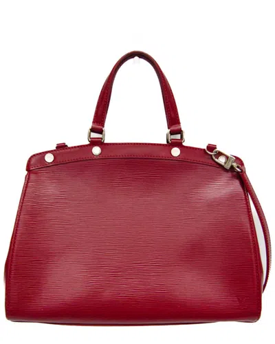 Pre-owned Louis Vuitton Red Color, Ruby Epi Leather Handbag (authentic Pre-loved)