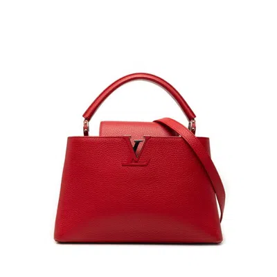 Pre-owned Louis Vuitton Red Color Ruby Leather Handbag Shoulder Bag () In Red Color, Ruby