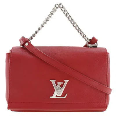 Pre-owned Louis Vuitton Red Color Ruby Leather Shoulder Bag () In Red Color, Ruby