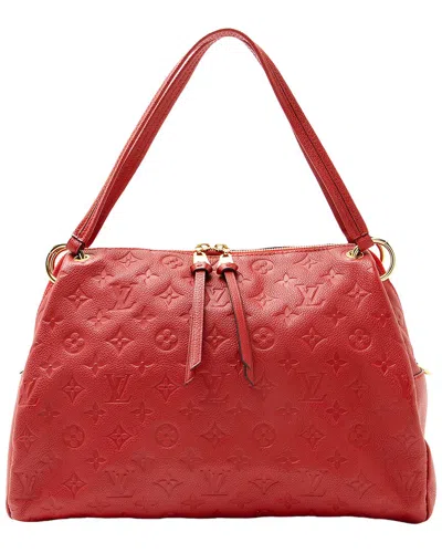 Louis Vuitton Red Empreinte Leather