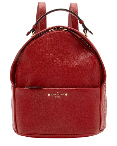 Louis Vuitton Red Empreinte Leather