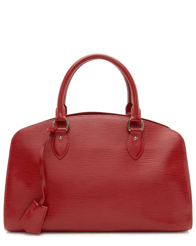 Pre-owned Louis Vuitton Red Epi Leather Pont Neuf Pm (authentic Pre-loved)