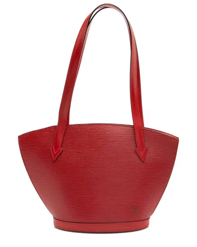 Pre-owned Louis Vuitton Red Epi Leather St. Jacques Pm (authentic Pre-loved)