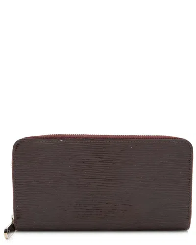 Pre-owned Louis Vuitton Red Epi Leather Zippy Wallet (authentic Pre-loved)